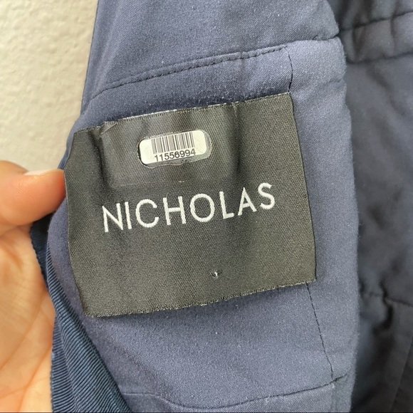 NICHOLAS Lucile Floral Corset Bra Dress - Navy - Picture 13 of 15